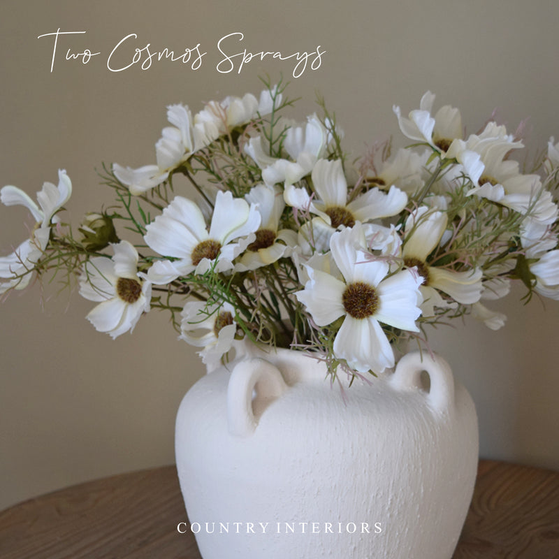 Cream Cosmos Flower Spray