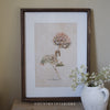 Hydrangea Wall Art with Wooden Frame - Two Designs