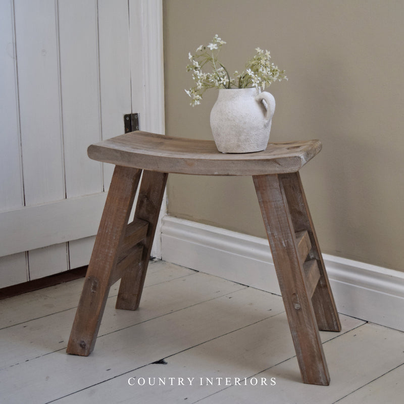 Low Wooden Stool