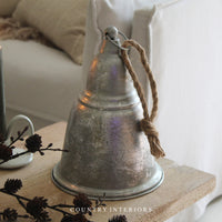 Large Hanging Silver Bell