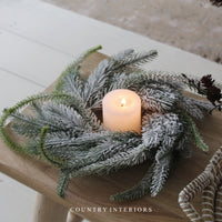 Frosted Fir Table Wreath