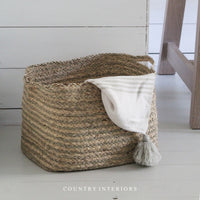 Rectangular Basket with Handles