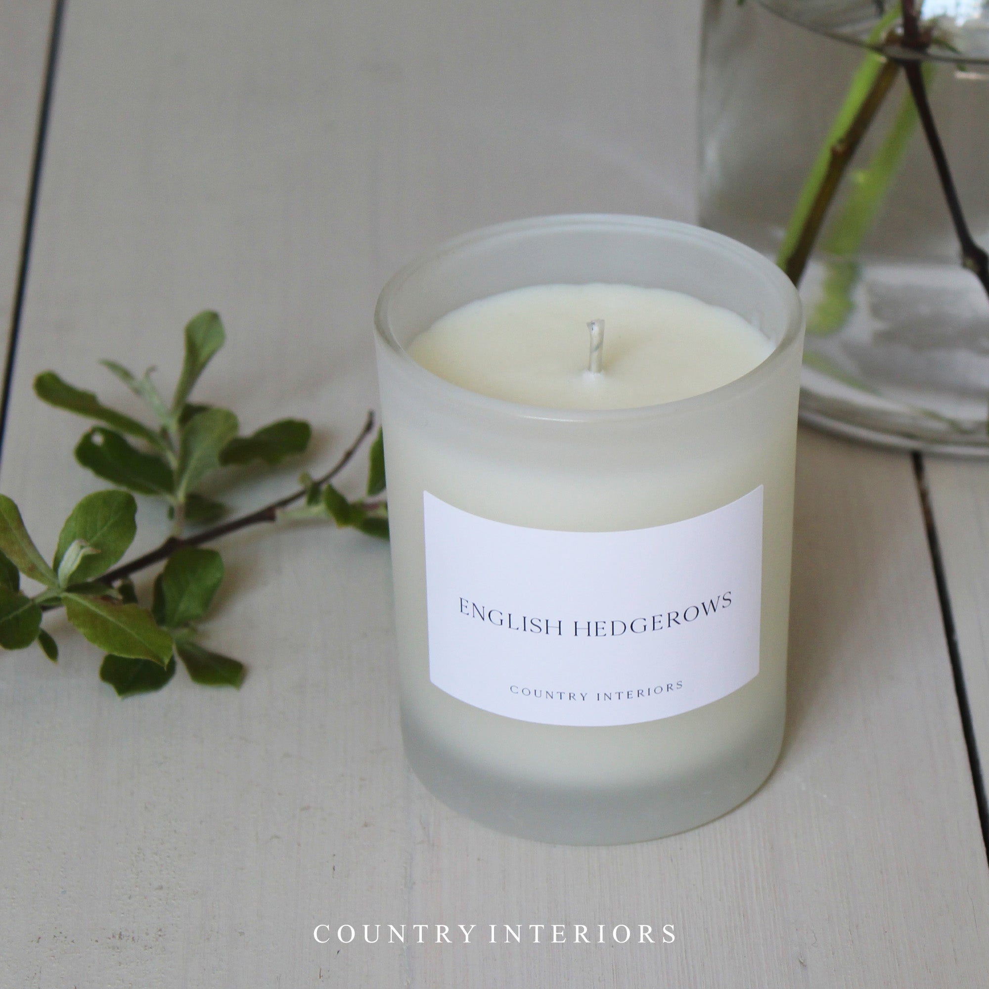 British Hedgerow Ceramic Candle