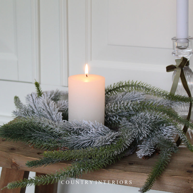 Frosted Fir Table Wreath