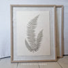 Leaf Wall Art with Natural Beaded Frame - Two Designs