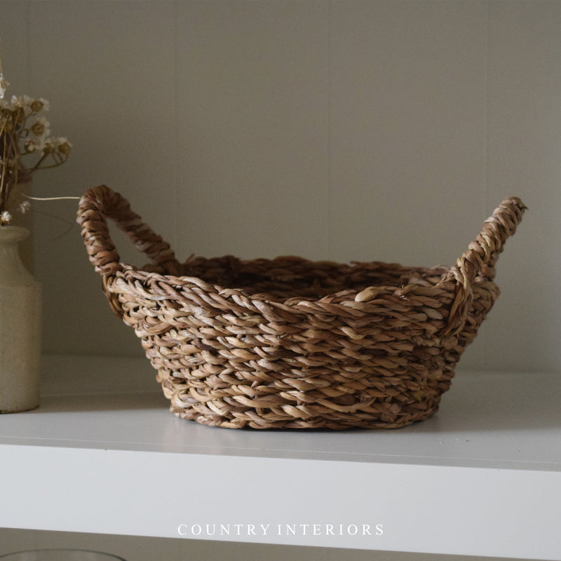 Round Seagrass Baskets - Two Sizes