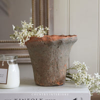 Redstone Pot with Frill Trim