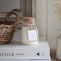 Milk Jar Candle - Fresh Linen