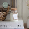 Milk Jar Candle - Fresh Linen