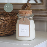 Milk Jar Candle - Wild Fig & Grape