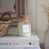 Milk Jar Candle - English Hedgerows