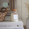 Milk Jar Candle - English Hedgerows