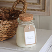 Milk Jar Candle - English Hedgerows